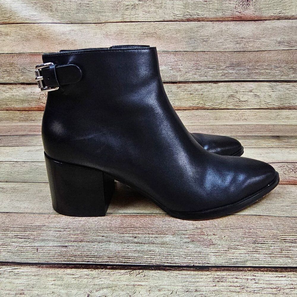 Michael Kors Women's Saylor Ankle Boots, Black Size 6.5M - Picture 4 of 14